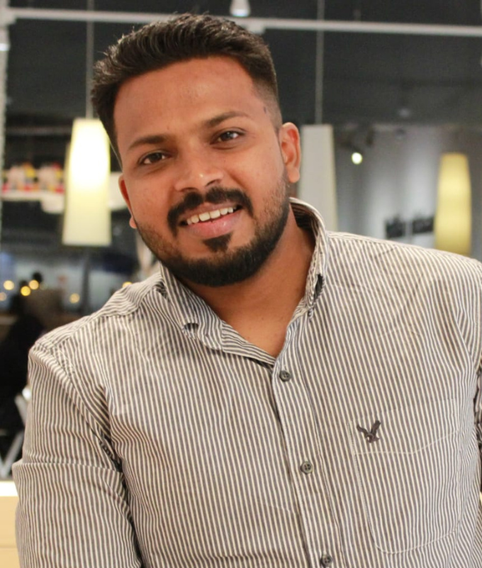 Professional working on business solutions